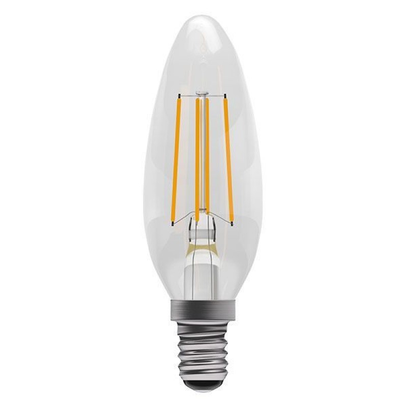 BELL 60720 3.3W 2700K SES E14 Dimmable Filament Clear Candle LED Lamp