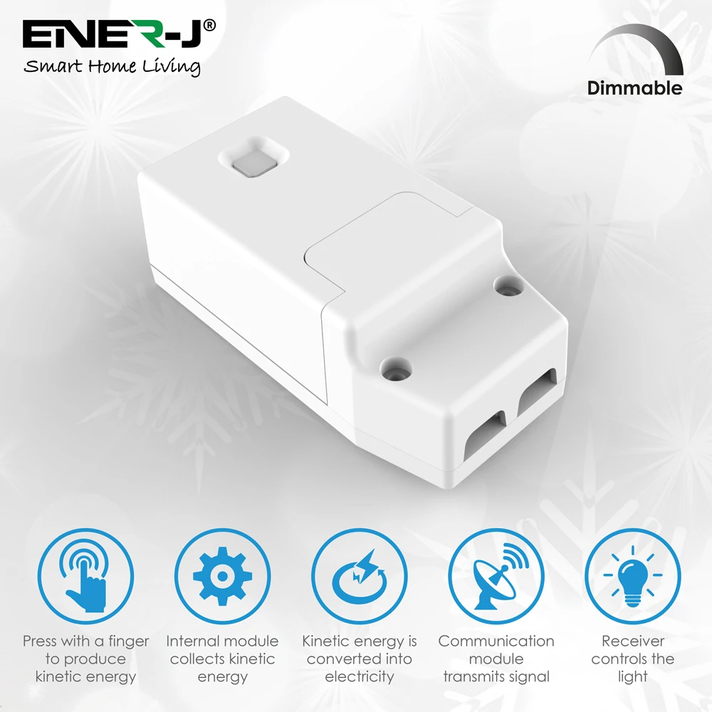 Ener-J WS1039 On/off & Dimmable RF (No Wi-Fi) Wireless Receiver, 1.5A