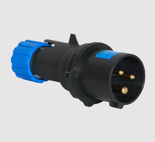 Lewden 705126 Plug 2P+E 16A 230V Blue