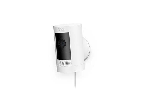 RING STICK UP CAM PLUG IN WHITE