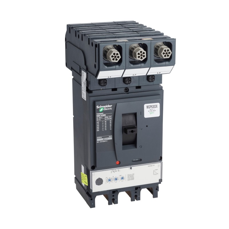 Schneider Powerpact 4 - Molded Case Circuit Breaker - 3P - 630A - 415 V