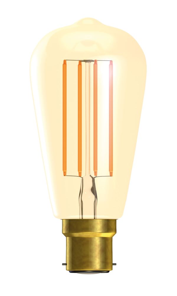 Bell LED Vintage Squirrel Cage Full Glass Dimmable Warm White 4W BC 
