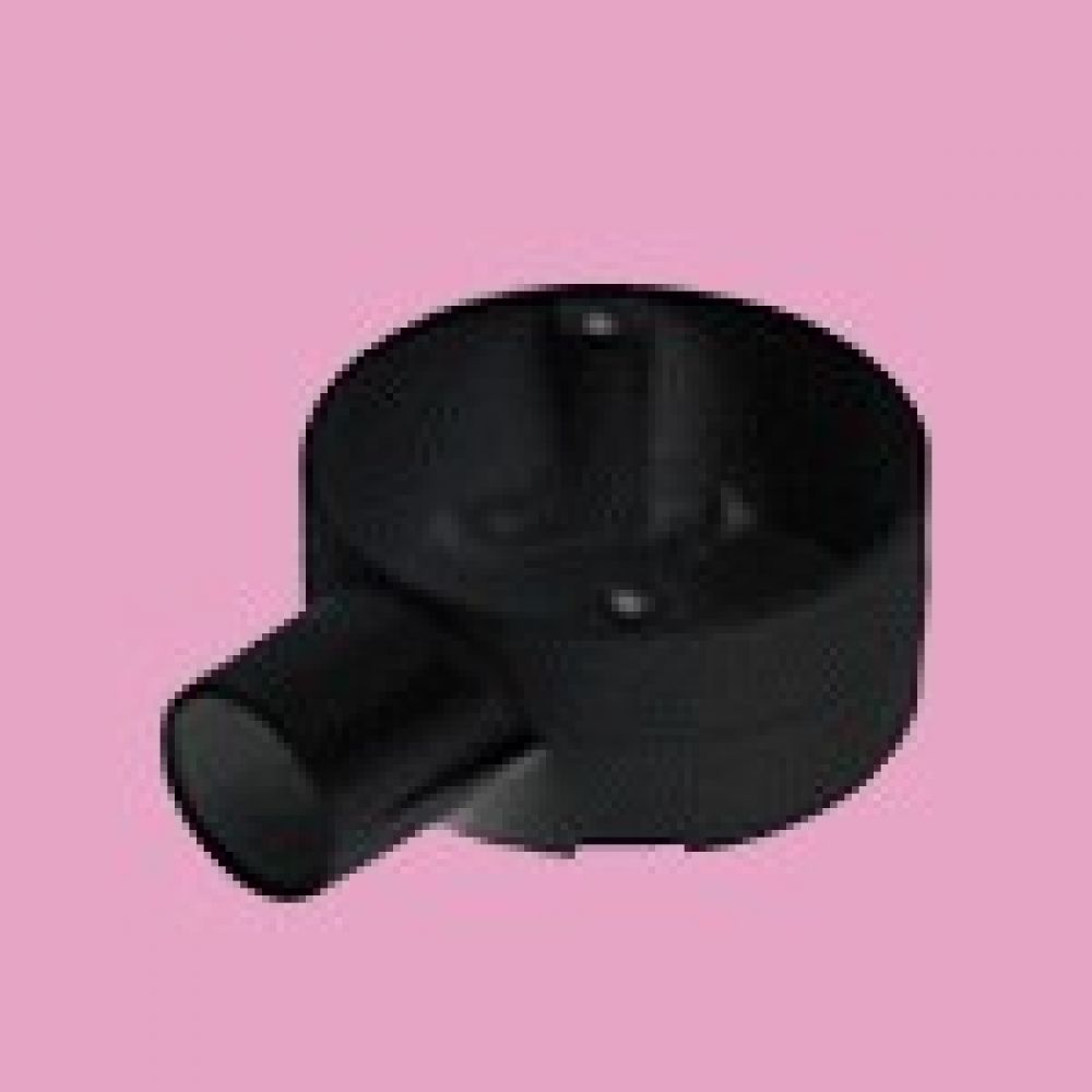 Marshall Tufflex Black PVC Terminal Box (1 Way) 20mm