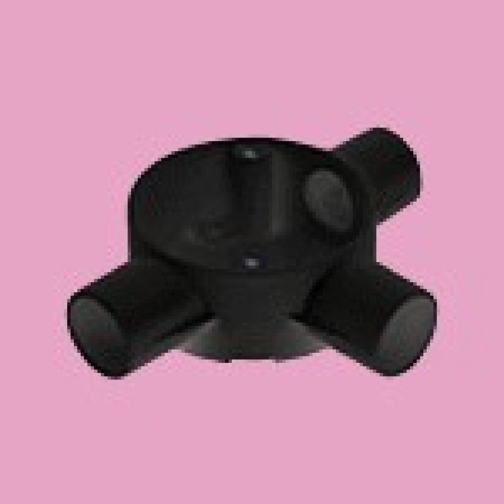 Marshall Tufflex Black PVC Tee Box (3 Way) 20mm