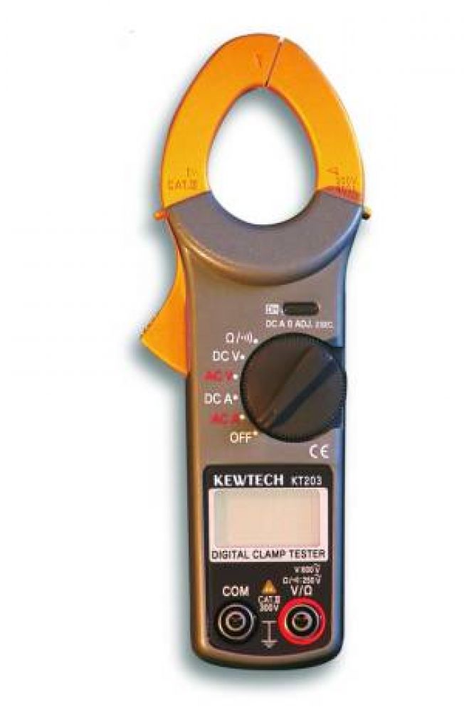 Kewtech KT203 Digital AC/DC Clamp Meter 