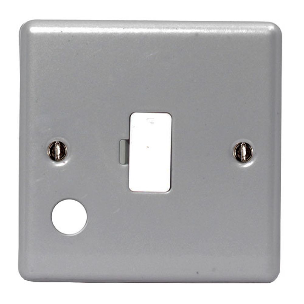 BG Metal Clad 13 Amp Unswitched Fused Connection Unit with Flex Outlet