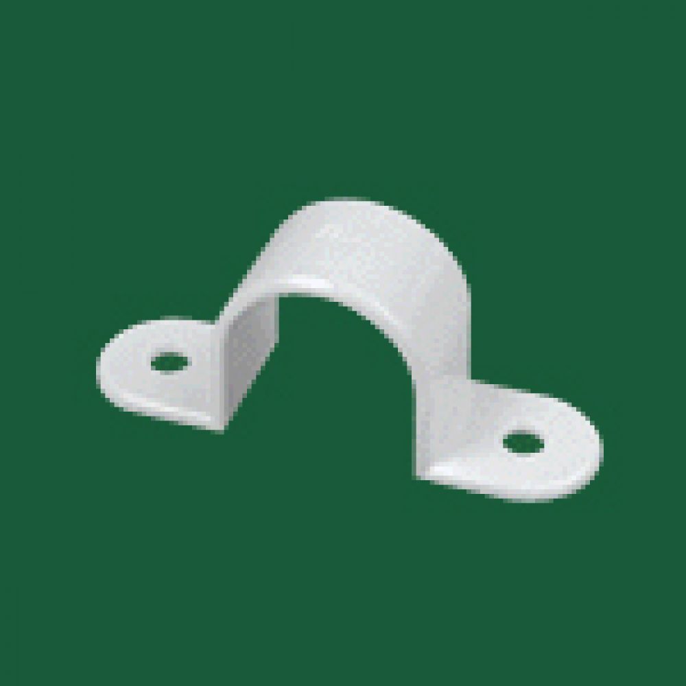 Marshall Tufflex White PVC Strap Saddle 20mm