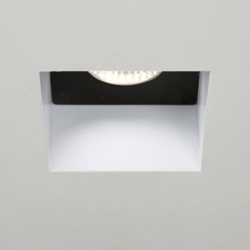 Astro Lighting 1248005 Trimless Square 5670 Fire Rated Downlight. White Finish