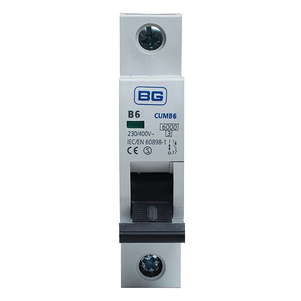 BG 6A Single Pole Type B MCB