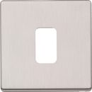 Aspect 1 Module Grid Plate + Frame Brushed Stainless Steel